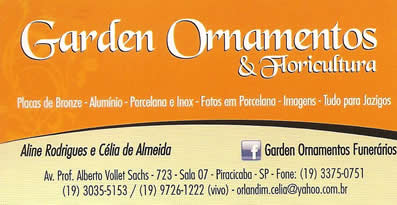 Garden Ornamentos & Floricultura Piracicaba SP