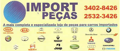 Import peças Piracicaba SP